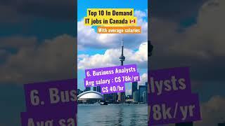 Top 10 In Demand IT jobs 2022 in Canada  #shorts #ytshorts #canadianNest #canadian #jobs #canada