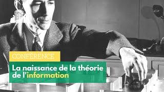 « La naissance de la théorie de l'information » par Alain Chenciner  | ENS-PSL