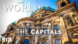 【4K】48 Capitals of THE WORLD from Above | Cinematic Wolf Aerial™ Drone Film