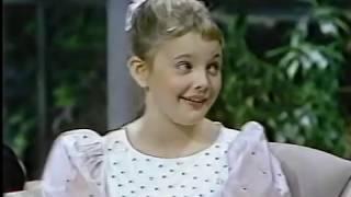 BABY DREW BARRYMORE ON THE TONIGHT SHOW - 1984