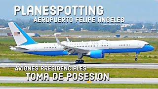 Spotting Exclusivo: Aviones Presidenciales en el AIFA para la Ceremonia de Sheinbaum