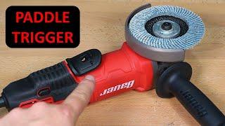 Tool Review: Bauer Paddle Trigger Angle Grinder