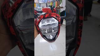 Headlight Modified in Suzuki Gixxer Naked Black Colour #shorts #gixxer #modified #newtoyou #ajshohan