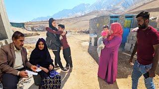 Azar's meeting with his family after returning from university