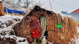 Best Life in the Nepali Himalayan Village During The Winter | Documentary Video | Snowfall Time..