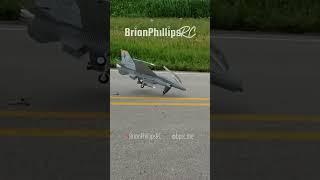 F-16 Rough Landing #rc #aviation #rcplane