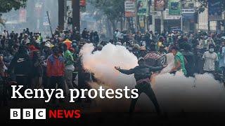 Dozens killed in Kenya protests as police continue crackdown | BBC News