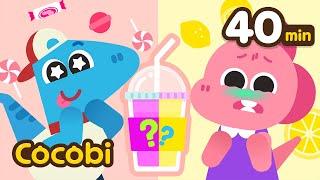 Secret Flavor Juice! Sweet or Sour + Kids Songs Compilation | Cocobi