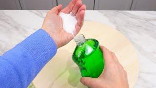 Mix SALT with Dishwashing Liquid. You will never give up this mixture!