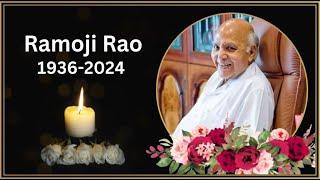 Ramoji Rao Last Rites Live Streaming: Tearful Adieu To Deceased Media Baron | ETV Bharat