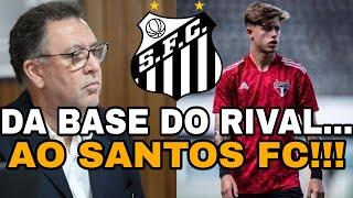  jogador de 19 sai da base do Rival.e veste a Camisa do Peixe.... Parabéns Teixeira...