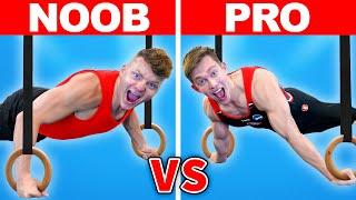 NOOB vs PRO: GYMNASTICS CHALLENGE