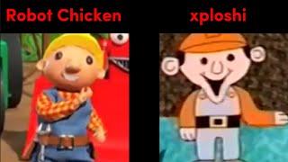 10 Bob The Builder references in Cartoons Part 2 (Robot Chicken)