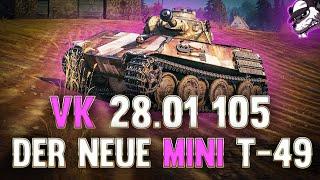 VK 28.01 mit 10,5cm L/28 - Der neue alte Mini T-49 [World of Tanks - Gameplay - Deutsch]