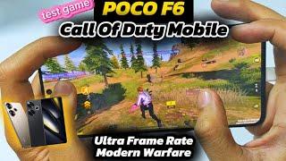 POCO F6 Test Game Call Of Duty Mobile Ultra Frame Rate | Temperature? Lag? | Full Handcam