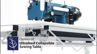 Demo of Sailrite® Ultrafeed® Collapsible Sewing Table
