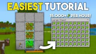 BEST 1.20 Sugarcane Farm in Minecraft Bedrock!