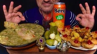 Jellied Turkey leg | Beef Cutlets & fried Potatoes| Pickled Vegetables 🫑 | Mango Ice Tea | ASMR