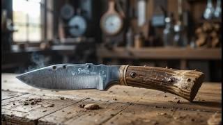 From Forest to Forge: Crafting a Custom Knife from Antler and Steel 