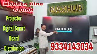 Projector & Digital Smart Board, Modern Cine Sound. 9334143034 & 9934990834.