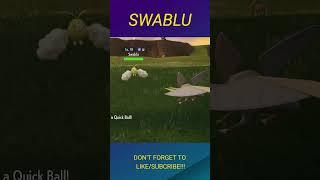 SHINY SWABLU!! #shinypokemon #shinyswablu #pokemonscarletviolet #hoenn #swablu #shinylivingdex