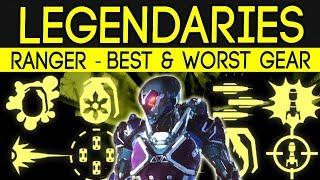 Anthem |  EVERY RANGER LEGENDARY / MASTERWORK -  Best & Worst Abilities & Components