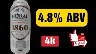 HORAL CHOICE OF BEER CONNOISSEURS PREMIUM PILSNER LAGER 1860 BREWED IN CZECH REPUBLIC (CZ) 1000CL