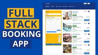React Node.js Booking App Full Tutorial | MERN Stack Reservation App (JWT, Cookies, Context API)