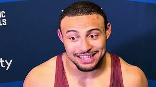 Aaron Brooks talks about his team trials win over David Taylor for 2024 Summer Olympics ￼at 86KG