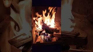 Another winter day! #woodstove #winter #fireplace #asmr #countrylife