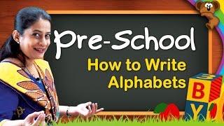 Learn Alphabets For Kids | How to Read English Alphabets | How to Write English Alphabets