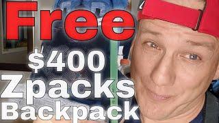 Free Zpacks Backpack Give Away $400 #zpacks #backpackinggear #backpacking #hiking #coachbill315