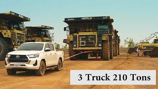 Toyota Hilux Revo (2022)  New Hilux Revo, GD SUPER POWER engine drag a giant Truck