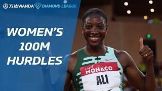 Nia Ali clocks world lead in 100m hurdles in Monaco - Wanda Diamond League 2023