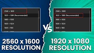 2560X1600 Resolution vs 1920X1800 Resolution - Which Screen Resolution Is Better?