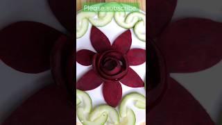 #shorts salad decoration  idea beetroot Salad Design #youtubeshorts