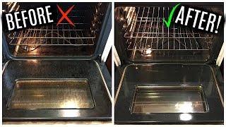 HOW TO CLEAN YOUR OVEN WITH ONLY BAKING SODA + VINEGAR!