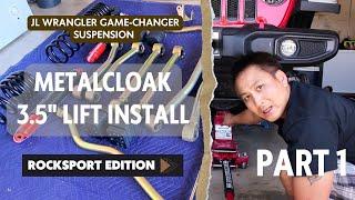 Jeep JL Metalcloak Lift Install 3.5" Game-Changer | Part 1