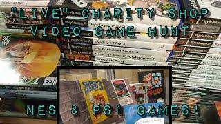 "Live" Charity Shop Game hunt - NES, PS1, PS2 & Xbox games with Ridiculous prices!