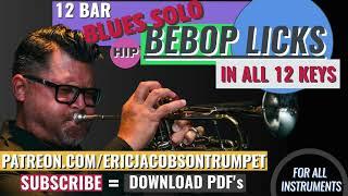 Cool Bebop licks over Bb Blues