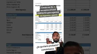 tabla de Excel personalizada  (ingresos - gastos)  PERFECTA para tomar el CONTROL de tus FINANZAS
