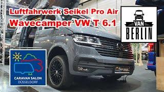Neuheit: Wavecamper Short VW T6.1 mit Seikel Pro Air Luftfahrwerk | Messeneuheit Caravan Salon 2022