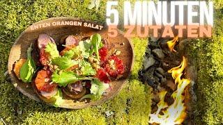 5 MINUTEN 5 ZUTATEN - geht DAS noch als Salat durch ?! großartig einfacher ENTEN ORANGEN SALAT