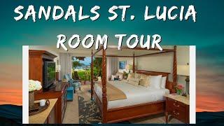 Room Tour Sandals Grande St Lucian Caribbean Beachview Club Level Walkout