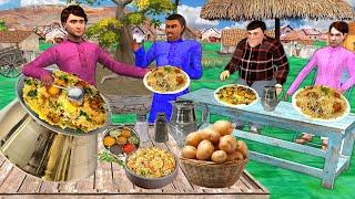 Aloo Dum Biryani Garib Kisan Ka Tasty Aloo Biryani Famous Street Food Hindi Kahaniya Moral Stories