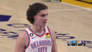 Josh Giddey 27 pts 17 reb 7 ast vs Los Angeles Lakers | 2023-03-24