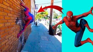10 SPIDERMAN En La Vida Real [Spiderman CAPTADO EN CÁMARA]
