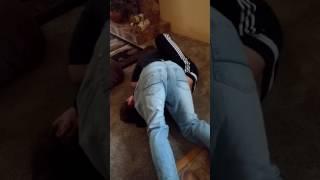Uncle and niece wrestling funny