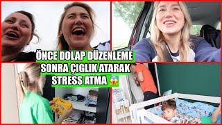  DOLAP DÜZENLEDİM SONRA KIZ KARDEȘİMLE STRESS ATTTIK