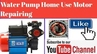 #How to make 0.5HP water pump home use motor repairing)MK Electrical..###